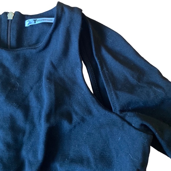 T by Alexander Wang Cut Out Cropped Long sleeve - Picture 3 of 7